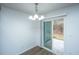 Bright dining area with sliding glass door leading to patio at 275 Jackson St, Goose Creek, SC 29445