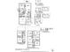 Two-story home floor plan, showing an open concept living area and multiple bedrooms at 323 Hillman Trl Dr, Moncks Corner, SC 29461
