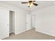 Spacious bedroom with ceiling fan and neutral walls at 428 Ambrose Dr, Summerville, SC 29486