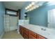 Bathroom with double vanity, mirror, and bathtub at 104 Pavilion St, Summerville, SC 29483
