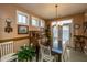 Bright dining room with hardwood floors and a chandelier at 104 Pavilion St, Summerville, SC 29483
