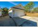Detached garage with driveway and landscaping at 104 Pavilion St, Summerville, SC 29483