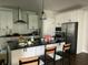 Spacious kitchen with island, stainless steel appliances, and white cabinets at 106 Helena Park Dr Dr, Summerville, SC 29486