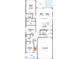 Open-concept floor plan featuring a kitchen, office, owner's suite, and 2-car garage at 123 Leeward Lndg, Summerville, SC 29486