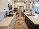 Modern kitchen with stainless steel appliances and island at 123 Leeward Lndg, Summerville, SC 29486
