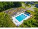 Resort-style pool with plenty of lounge chairs at 134 Vistawood Dr, Charleston, SC 29414
