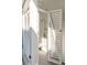 Private outdoor shower with white slatted walls at 1750 Ion Ave, Sullivans Island, SC 29482