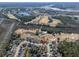 Property location highlighted in aerial view, near golf course and water at 1800 Palmetto Isle Dr, Mount Pleasant, SC 29466