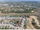 Property location highlighted in aerial view, near golf course and water at 1800 Palmetto Isle Dr, Mount Pleasant, SC 29466