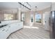 Eat-in kitchen with sunlit bay window at 1800 Palmetto Isle Dr, Mount Pleasant, SC 29466