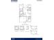 Detailed floor plan showcasing the layout of rooms, bathrooms, kitchen, and living spaces at 211 Bilge Rd, Ridgeville, SC 29472
