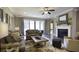 Living Room with comfortable seating and a fireplace at 211 Bilge Rd, Ridgeville, SC 29472