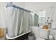 Clean bathroom with shower/tub combo and classic fixtures at 27 Chapel St, Charleston, SC 29403