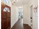 Inviting entryway with hardwood floors and views to an office at 27 Chapel St, Charleston, SC 29403
