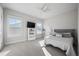 Primary bedroom with a king bed and built in shelving at 274 Tupelo Lake Dr, Summerville, SC 29486