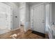 Hardwood floor entry hall with view of bathroom and bedroom at 274 Tupelo Lake Dr, Summerville, SC 29486