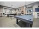 Game room with billiard tables and comfortable seating at 274 Tupelo Lake Dr, Summerville, SC 29486