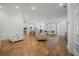 Bright and airy living area with hardwood floors, an open floor plan, and comfortable seating at 274 Tupelo Lake Dr, Summerville, SC 29486