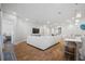 Open concept living room and kitchen with hardwood floors at 274 Tupelo Lake Dr, Summerville, SC 29486