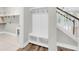 Bright entryway with built-in bench and coat hooks at 327 Great Lawn Dr, Summerville, SC 29486