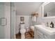Modern bathroom with subway tile shower and updated vanity at 3365 Westphal Dr, Johns Island, SC 29455