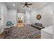 Bright playroom with ceiling fan, hardwood floors, and ample space for  at 3365 Westphal Dr, Johns Island, SC 29455