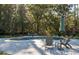 Enjoy this peaceful pool setting with comfortable seating at 3365 Westphal Dr, Johns Island, SC 29455