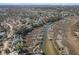 Aerial view of waterfront homes at 3508 Maplewood Ln, Mount Pleasant, SC 29466