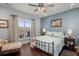 Charming bedroom with hardwood floors and water views at 487 Switchgrass Dr, Summerville, SC 29486