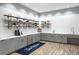 Modern community kitchen with gray cabinets and white tile at 487 Switchgrass Dr, Summerville, SC 29486