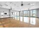 Dance studio with wood floors and large windows at 487 Switchgrass Dr, Summerville, SC 29486