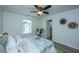 Bedroom with ceiling fan and en-suite bathroom access at 523 Truman Dr, Goose Creek, SC 29445