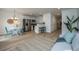 Open concept dining area with kitchen and living room access at 523 Truman Dr, Goose Creek, SC 29445
