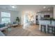Open concept living and dining area with kitchen access at 523 Truman Dr, Goose Creek, SC 29445