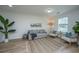 Cozy living room with light walls and comfortable furniture at 523 Truman Dr, Goose Creek, SC 29445