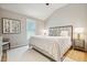 Spacious bedroom with a king-size bed and neutral decor at 58 Grand Pavilion Blvd, Isle of Palms, SC 29451