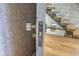 Modern door with sleek hardware and glass panel at 58 Grand Pavilion Blvd, Isle of Palms, SC 29451
