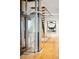Sleek glass elevator in modern home at 58 Grand Pavilion Blvd, Isle of Palms, SC 29451
