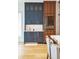 Modern kitchen features sleek cabinetry, marble countertops, and high-end appliances at 58 Grand Pavilion Blvd, Isle of Palms, SC 29451