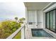 Private plunge pool with ocean views on a spacious deck at 58 Grand Pavilion Blvd, Isle of Palms, SC 29451