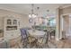 Charming dining room with farmhouse style table at 8382 Camp Gregg Ln, North Charleston, SC 29418