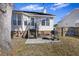 Private backyard with patio and grill at 9609 Crosscut Dr, Ladson, SC 29456