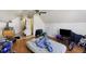 Small bedroom with kitchen, bathroom and a double bed at 9609 Crosscut Dr, Ladson, SC 29456