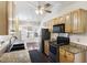 Well-equipped kitchen featuring granite countertops and stainless steel appliances at 9609 Crosscut Dr, Ladson, SC 29456
