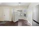 Bright kitchen with bay window and hardwood floor at 9609 Crosscut Dr, Ladson, SC 29456
