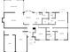 Spacious home floor plan with 3 bedrooms, 3 baths, screened porch and 2 car garage at 119 Sumners Aly, Summerville, SC 29485