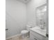 Clean bathroom with white vanity, toilet and shower at 137 Claret Cup Way, Charleston, SC 29414