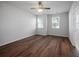 Spacious bedroom with wood floors and ceiling fan at 137 Claret Cup Way, Charleston, SC 29414