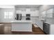 Modern kitchen with stainless steel appliances and island at 137 Claret Cup Way, Charleston, SC 29414