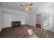 Bright living room with hardwood floors and fireplace at 137 Claret Cup Way, Charleston, SC 29414